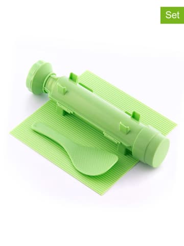 InnovaGoods 3-częściowy zestaw w kolorze zielonym do sushi
