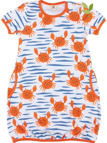 Walkiddy Kleid in Blau/ Rot/ Weiß
