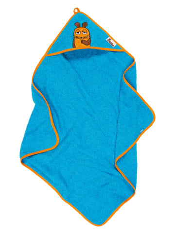 Playshoes Ręcznik w kolorze błękitnym z kapturem