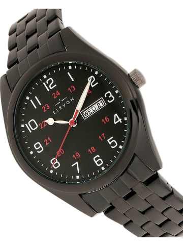Elevon Quarzuhr "Gann" in Schwarz