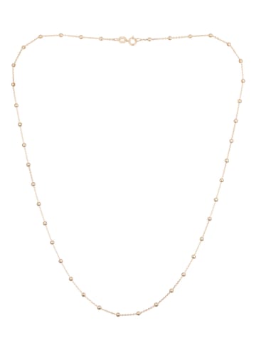 L instant d Or Gold-Halskette mit Schmuckelementen - (L)43 cm