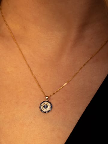 OR ÉCLAT Gold-Anhänger mit Edelsteinen