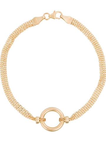 L instant d Or Gold-Armkette "Rounda" mit Schmuckelement