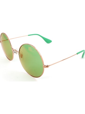 Ray Ban Damskie okulary przeciwsłoneczne w kolorze jasnoróżowo-zielonym