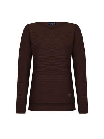 Denim Culture Sweter w kolorze brązowym