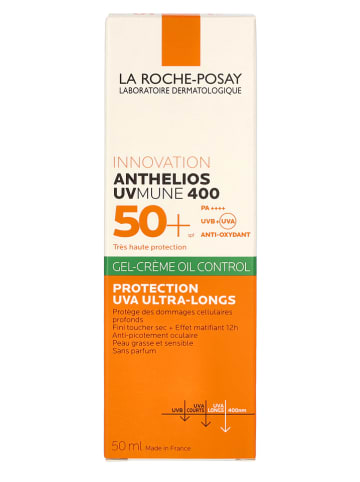 La Roche-Posay Żel-krem przeciwsłoneczny "Anthelios UVMune 400 Oil Control" - SPF 50+ - 50 ml