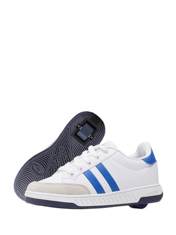 Breezy Rollers Sneakers in Weiß/ Blau