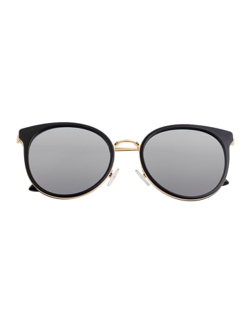 Bertha Damskie okulary przeciwsłoneczne "Brielle" w kolorze czarno-złoto-szarym