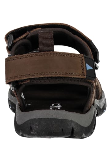 CMP Leder-Trekkingsandalen "Almaak" in Braun