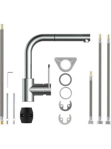 Schütte Gootsteenkraan "Design" chroomkleurig