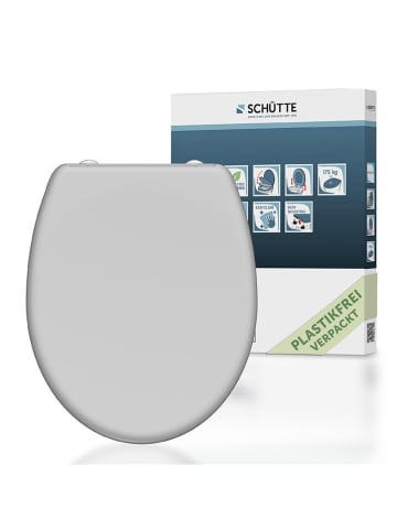 Schütte Toiletbril met softclose grijs