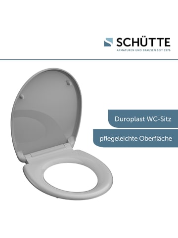 Schütte Toiletbril met softclose grijs