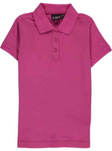 CMP Koszulka polo w kolorze fuksji