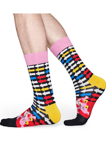 Happy Socks 2-delige set: sokken "Pink Panther Jet Pink" zwart/meerkleurig