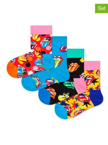 Happy Socks 4-delige geschenkset meerkleurig