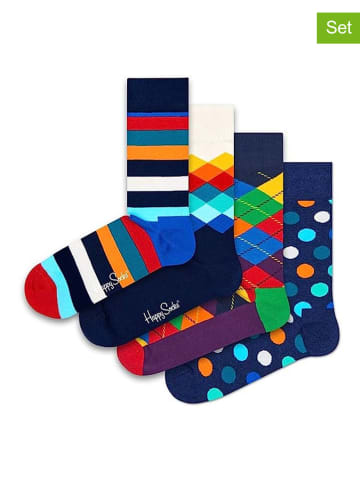 Happy Socks 4-częściowy zestaw prezentowy "Mix Socks" ze wzorem