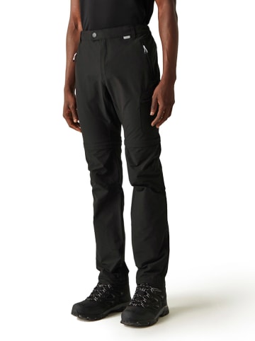 Regatta Spodnie funkcyjne Zipp-Off "Highton Z/O" w kolorze czarnym