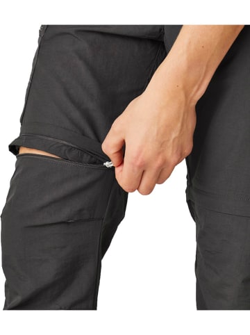 Regatta Spodnie funkcyjne Zipp-Off "Leesville II" w kolorze antracytowym