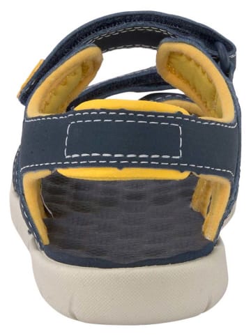 Timberland Sandale "Perkins Row 2-Strap" in Gelb/ Dunkelblau