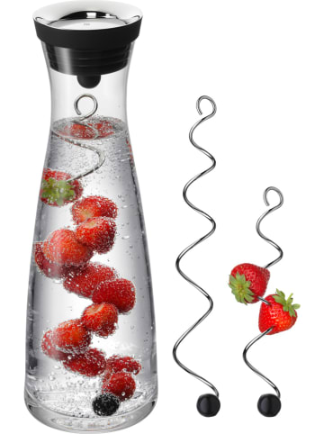 WMF Karafka w kolorze srebrnym ze spiralami na owoce - 1 l