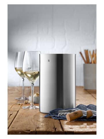 WMF Cooler "Manhatan" w kolorze srebrnym do chłodzenia alkoholu - (W)19,5 x Ø 12 cm