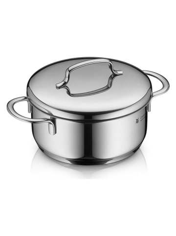 WMF 2tlg. Set: Edelstahl-Bratenhtopf "Mini" - (H)10,5 x Ø 14 cm