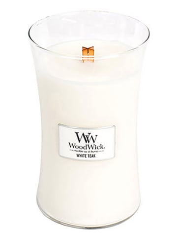 WoodWick Duża świeca zapachowa - White Teak - 609,5 g