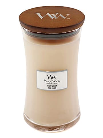 WoodWick Duża świeca zapachowa - White Honey - 609,5 g