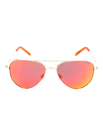 Polaroid Damen-Sonnenbrille in Gold/ Orange