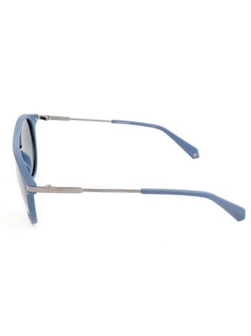 Polaroid Herren-Sonnenbrille in Blau/ Grau