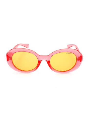 Polaroid Damen-Sonnenbrille in Rosa/ Gelb