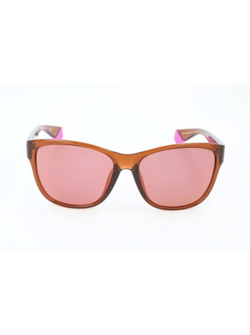 Polaroid Damen-Sonnenbrille in Hellbraun/ Rosa