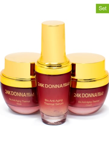 Donna Bella 3tlg. Gesichtspflege-Set "Bio Anti-Aging Thermal Mask"