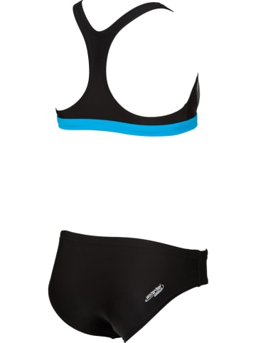 Arena Bikini "Skid" zwart/turquoise