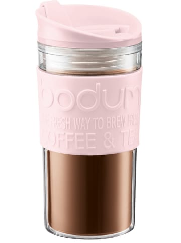 Bodum Kubek termiczny "Travel Mug" w kolorze jasnoróżowym - 350 ml