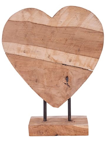 House Nordic Decofiguur bruin - (B)25 x (H)30 x (D)9 cm