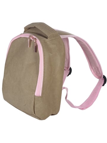 Kindsgut Plecak w kolorze beżowo-różowym - 18,5 x 27 x 10 cm