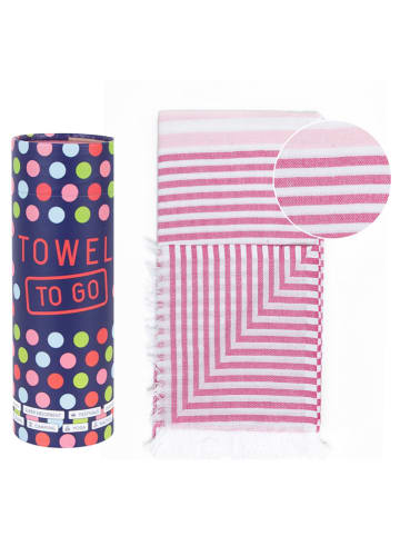 Towel to Go Strandtuch in Pink - (L)180 x (B)100 cm