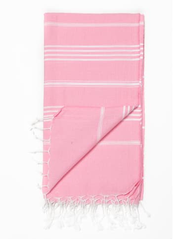 Hello TOWELS Chusta hammam w kolorze jasnoróżowym - 180 x 100 cm
