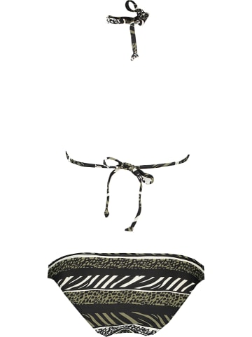 Bruno Banani Bikini in Khaki/ Schwarz