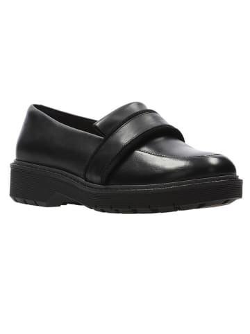 Clarks Leder-Slipper "Alexa Ruby" in Schwarz