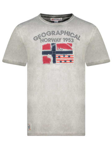 Geographical Norway Shirt "Jotz" in Grau