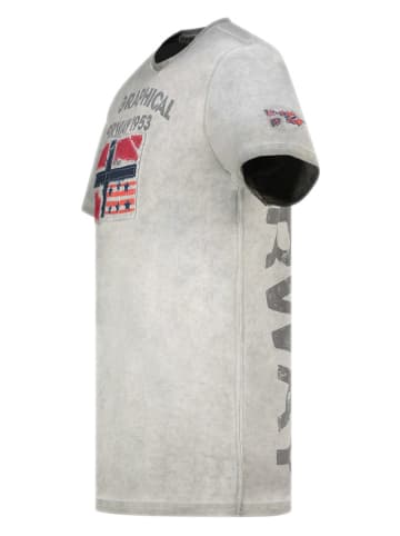 Geographical Norway Shirt "Jotz" in Grau