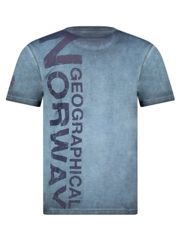 Geographical Norway Shirt "Jotz" blauw