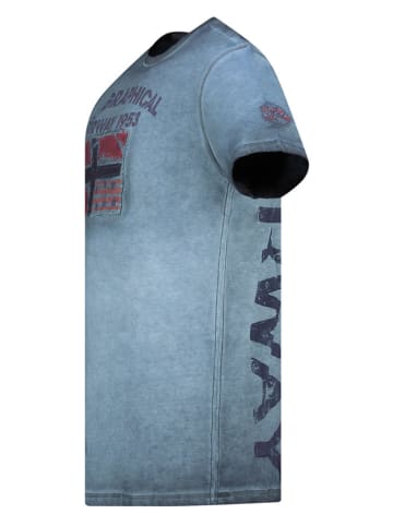 Geographical Norway Shirt "Jotz" in Blau