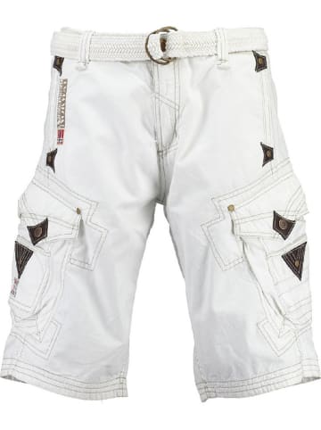Geographical Norway Cargoshorts "Peanut" in Weiß