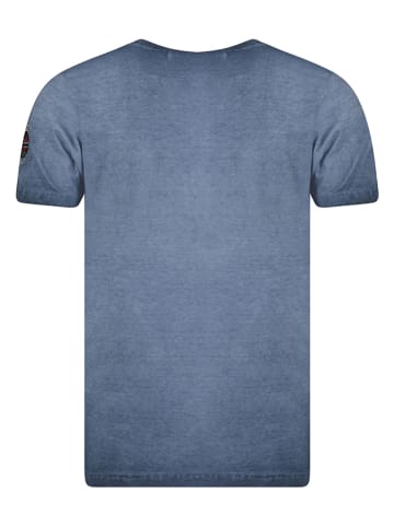 Geographical Norway Shirt "Joasis" donkerblauw