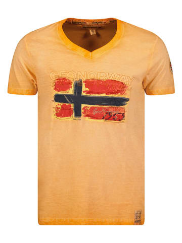 Geographical Norway Shirt "Joasis" in Orange