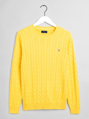 Gant Sweter w kolorze żółtym