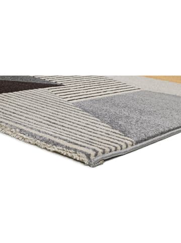Atticgo Kurzflor-Teppich "Leo" in Grau/ Bunt